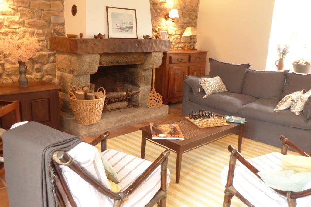 Crac'H, Grande Maison De Vacances Au Calme Crach ภายนอก รูปภาพ