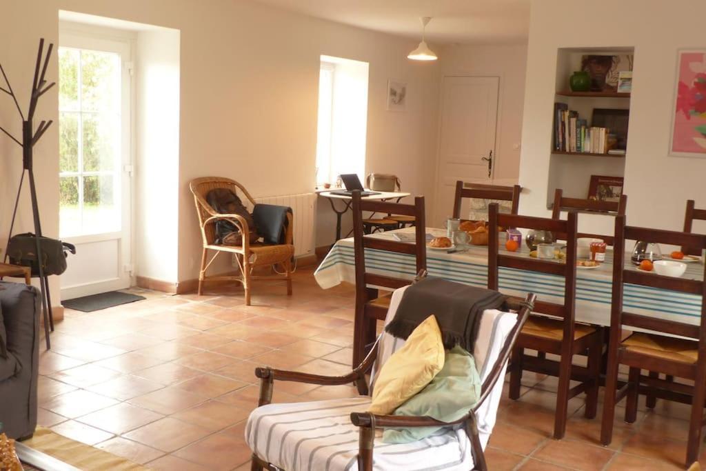 Crac'H, Grande Maison De Vacances Au Calme Crach ภายนอก รูปภาพ