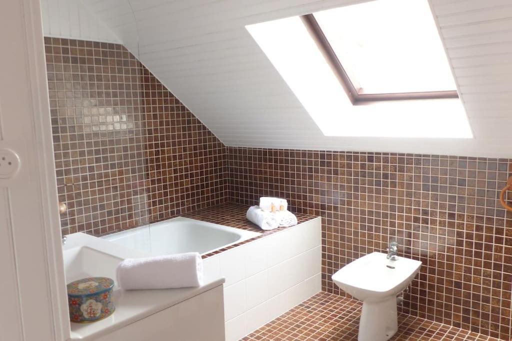 Crac'H, Grande Maison De Vacances Au Calme Crach ภายนอก รูปภาพ