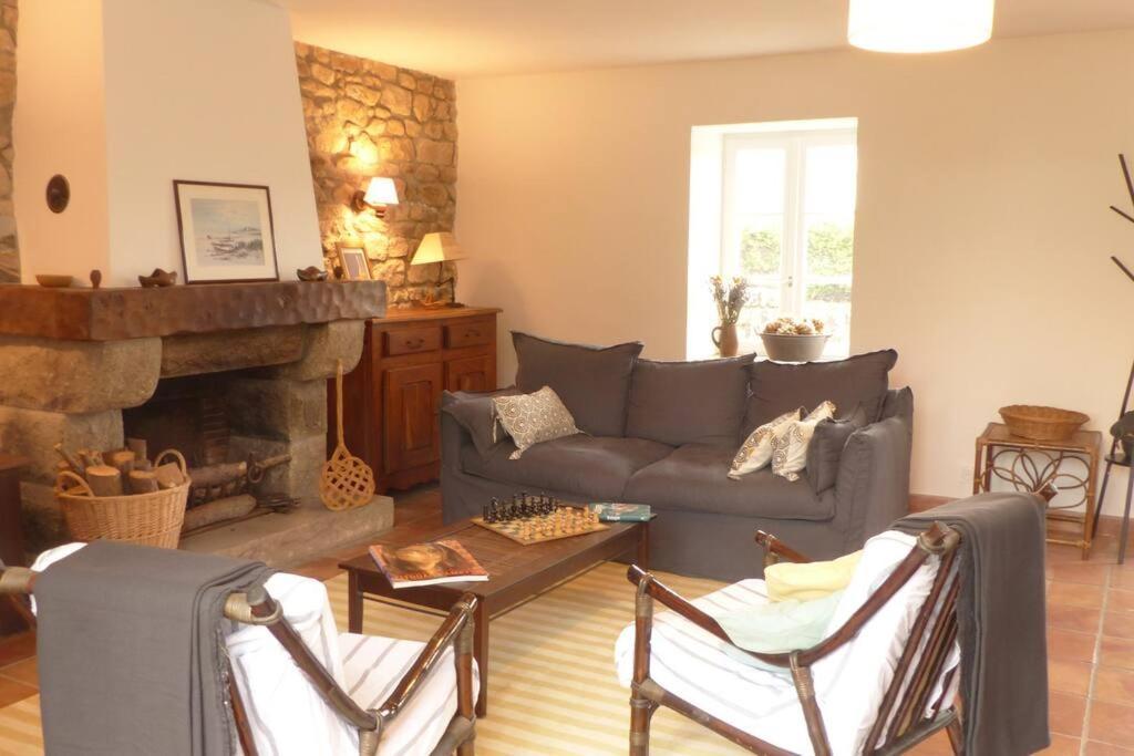Crac'H, Grande Maison De Vacances Au Calme Crach ภายนอก รูปภาพ